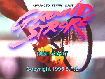 Ground Stroke - Advanced Tennis Game (JP) screen shot title